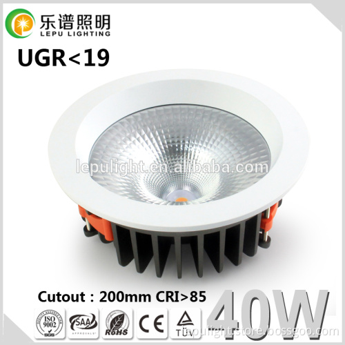 New Product Reflector CE RoHS Lamp Light Dimmable COB 40W 30W 24W 18W LED Downlight 13W